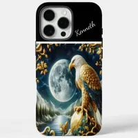 Eagle Gaze Fixed On The Full Moon iPhone 16 Pro Max Case