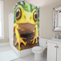 Costa Rican Poison Dart Frog Shower Curtains