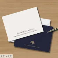 Simple Minimalist Elegant Business Note Card