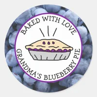 Baked with Love, Grandma's Blueberry Pie Labels