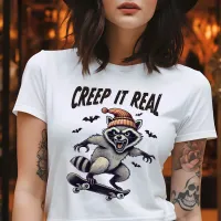 Creep It Real Vintage Raccoon Halloween T-Shirt