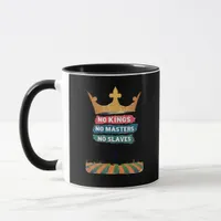 No Kings No Masters No Slaves Anti Authoritarian P Mug