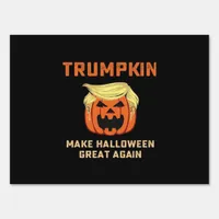 Trumpkin Make Halloween Great Again – Classic Pump Sign