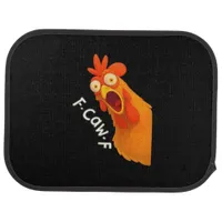 F Caw F Chicken Car Floor Mat