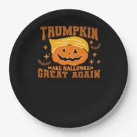Trumpkin Make Halloween Great Again – Spooky Polit Paper Plates