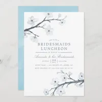 Cherry Blossoms Bridesmaids Luncheon Invitation