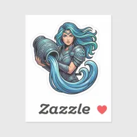 Aquarius Water Bearer Sticker