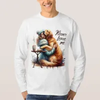 Woman Hugging Dog T-Shirt