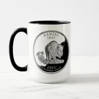 Faux Kansas State Quarter Mug