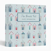 Beach House Vacation Rental Guest Information 3 Ring Binder