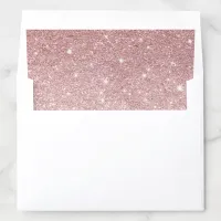 Rose Gold Glitter Blush Pink Ombre Envelope Liner