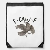 F-Caw-F Classic Aesthetic Casual Drawstring Bag
