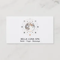 *~* Sacred Moon Phases Universe Lunar Shaman Stars Business Card