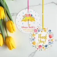 Spring Shower Baby Shower Thank You Favor Tags – A