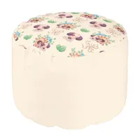 Adorable Dog Pattern  Pouf