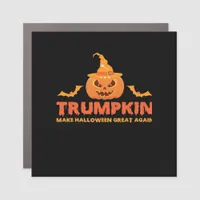 Trumpkin Make Halloween Great Again Car Magnet
