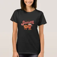 Tis The Season Retro Halloween Fall Party Vintage  T-Shirt
