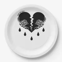 Tear Me Apart Emotional Dark Tone Paper Plates