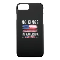 No Kings In America Vintage Patriotic Independence iPhone 8/7 Case