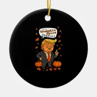 Trumpkin Spice Season Classic Ceramic Ornament