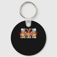 Like Classic - Skeleton Hands Heart  Keychain