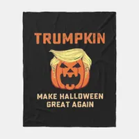 Trumpkin Make Halloween Great Again – Classic Pump Fleece Blanket