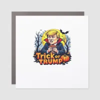 Trick Or Halloween Classic Car Magnet