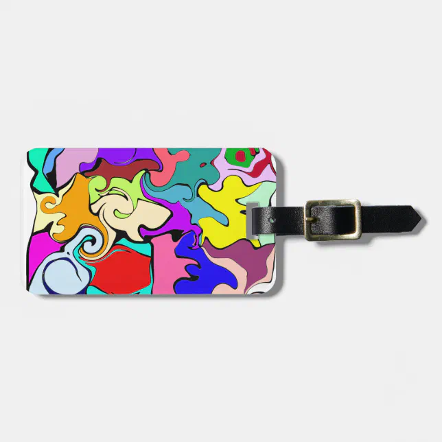 Anti-geometric variation luggage tag