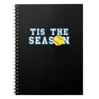 Tis The Season Softball Coach Creative Casual Notebook