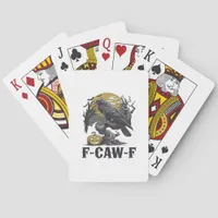 F-Caw-F Classic Minimal Design Poker Cards