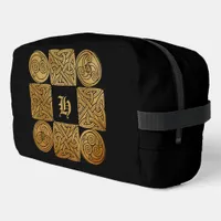 Personalized Celtic Knotwork Cross Dopp Kit