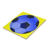 American Soccer or Association Football Ceramic Tile