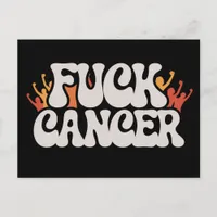 F Cancer Postcard