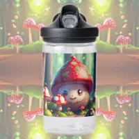 Cute toadstools in the forest - good luck Kids Water Bottle