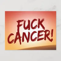 F Cancer Postcard