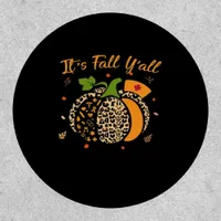 It’s Fall Y’all Pumpkin Leopard Nurse Halloween  Patch