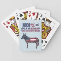 Hope and Change Democratic Donkey Cards