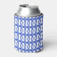 Can/Bottle Cooler - Interlocking Blue Rings
