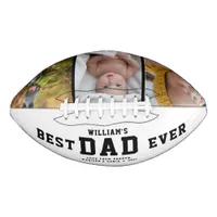 Best Dad Ever | Father's Day 3-Photo Collage Football