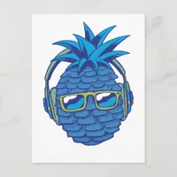 Blue Pineapple Postcard