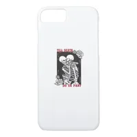 Till Death Do Us Part Wedding Skeleton Couple Vale iPhone 8/7 Case