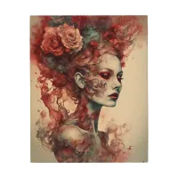 Feminine Grace Wood Wall Art