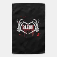 Bloody Breakdown, Skeleton Heart Hands Emo, Metalc Garden Flag