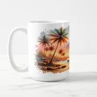 Watercolor Sketch Bali Indonesia Tropical | Coffee Mug