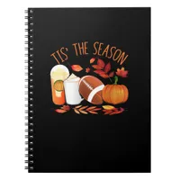 Tis The Season Football Pumpkin Thanksgiving Athle Notebook