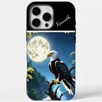 Blue Moon and Nighttime Eagle iPhone 16 Pro Max Case