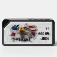 *~* Patriotic AP27 American Flag Bald Eagle God Bluetooth Speaker