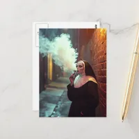 The Smoking Nun Postcard