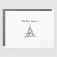 Tis The Season Christmas Tree Debbie Groovy Santa Car Magnet