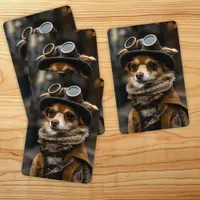 Steampunk Chihuahua Playing Cards